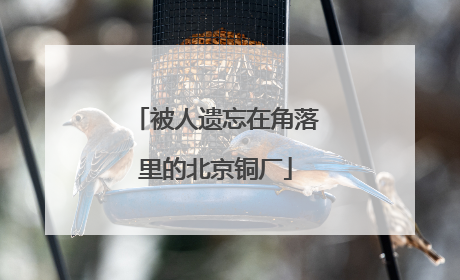被人遗忘在角落里的北京铜厂